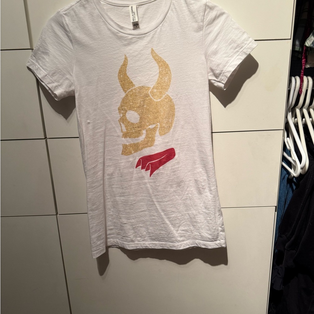 Gold and Red Devil Tee